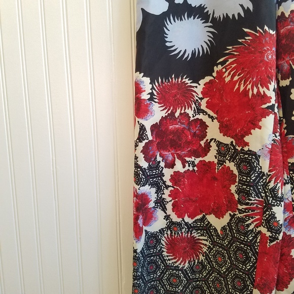 Topshop Colorful Floral Flowy Pants - Picture 4 of 4